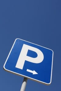 Schild Parken Parkplatz Stellplatz Ihr Text und Piktogramm 3 mm