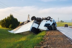 Sperrung aufgrund LKW-Unfall