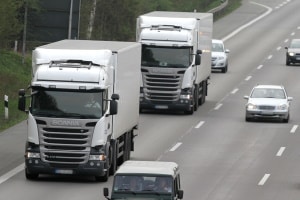 Die Spritersparnis beim Lkw-Platooning ist nicht so groß wie ursprünglich erhofft.