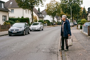 Wenn Sie die Straße überqueren, ist die Links-Rechts-Links-Regel eine gute Orientierung.
