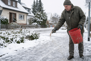 Ein Verstoß gegen das Streusalzverbot stellt eine Ordnungswidrigkeit dar und wird mit einem Bußgeld geahndet.
