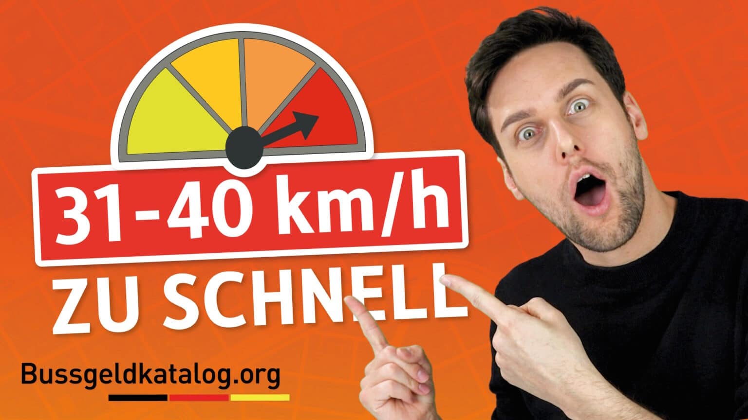 31 bis 40 km/h zu schnell gefahren Bußgeldkatalog 2025