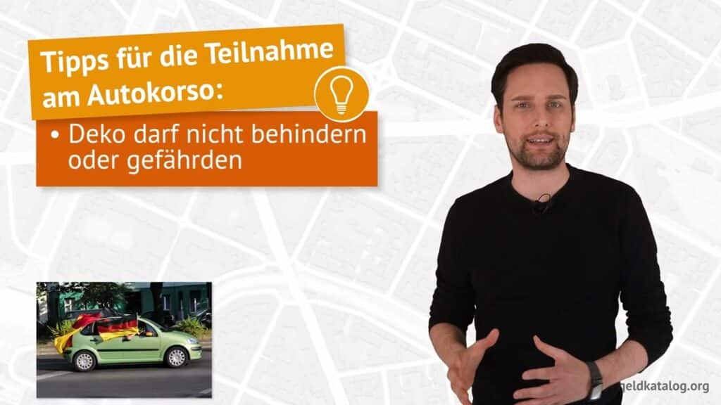 Ist ein Autokorso in Deutschland erlaub? Dieses Video klärt's auf!