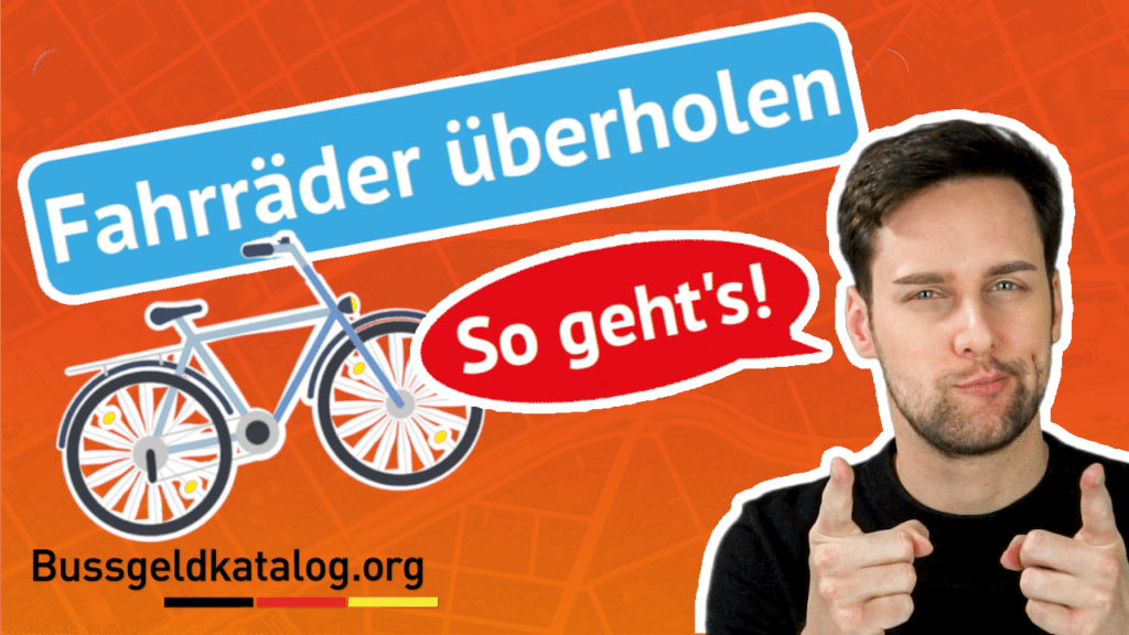 Wir erklären euch, wie man richtig Fahrradfahrer überholt!