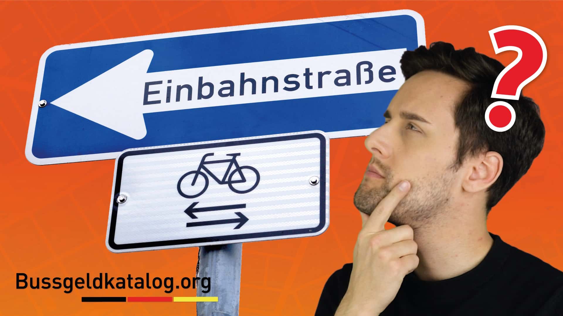 Einbahnstraße mit Fahrrad falsch befahren Bußgeldkatalog