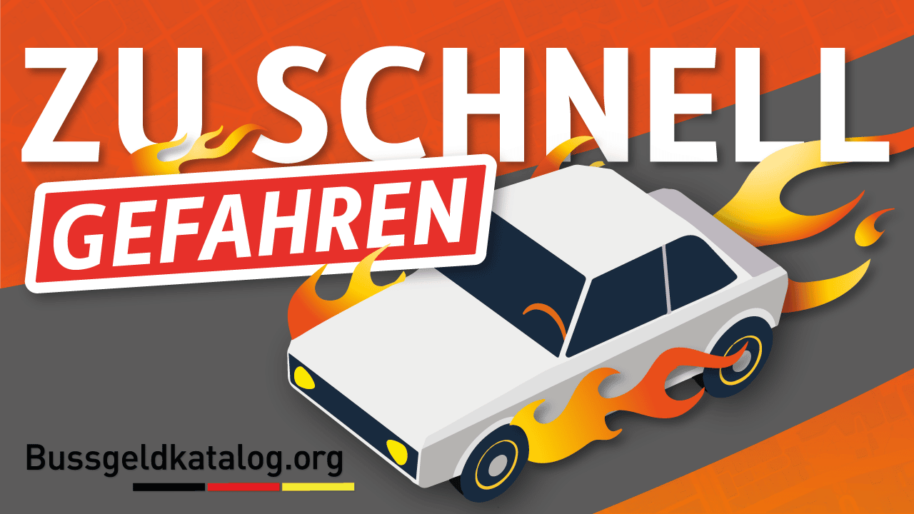 In einer Tempo30Zone geblitzt Bußgeldkatalog 2025