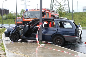 Nach dem Unfall Zeugenaussage tätigen