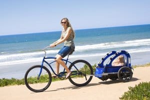 Ein verkehrssicheres Fahrrad darf einen Anhänger ziehen, wenn bestimmte Regeln beachtet werden.