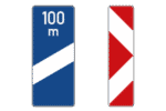 Adco Verkehrszeichen 454-20, 1250 X 350 Mm Umleitung Rechtsweisend RAL-Gütezeichen Folie RA1 | 882571