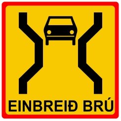 einspurige Brücke