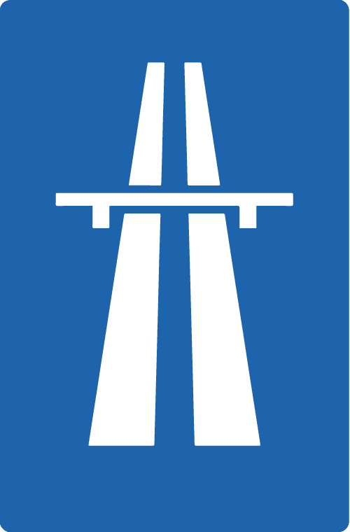 Verkehrszeichen Spanien: Autopista
