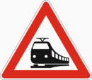 Verkehrszeichen 151: Ankündigung Bahnübergang